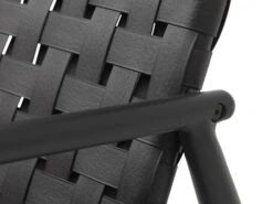 Fauteuil Lounge EDDERUP Noir -Intérieur Chic 150250