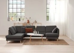 Royal Oak Table Basse LEJRE 60x120 Blanc/chêne -Intérieur Chic 150582