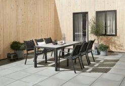 Chaise Empilable JEKSEN Noir -Intérieur Chic 153396