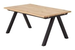 Royal Oak Table SANDBY 100x160 Chêne Naturel/noir