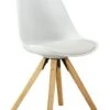 Chaise BLOKHUS Blanc/naturel