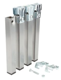 Pieds L3xH25xP3cm Métal 4 Pieds De Lit