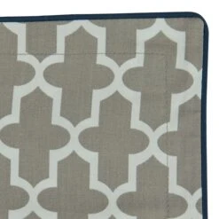 Parure De Lit Percale DINA 140x200 Gris/menthe -Intérieur Chic 161220