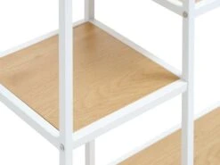 Étagère TRAPPEDAL 7 Tablettes Chêne/b. -Intérieur Chic 161845