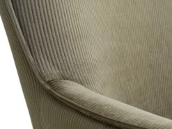 Fauteuil HUNDESTED Velours Côtelé Vert -Intérieur Chic 161956