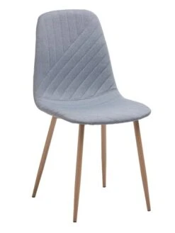 Chaise JONSTRUP Bleu Clair/chêne