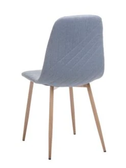 Chaise JONSTRUP Bleu Clair/chêne -Intérieur Chic 162076
