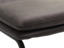 Chaise ULSTRUP Tissu Gris Anthracite/noir -Intérieur Chic 162102