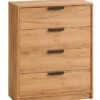 Commode 4 Tiroirs JENSLEV Chêne