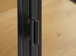 Vitrine TRAPPEDAL Chêne/noir -Intérieur Chic 162184