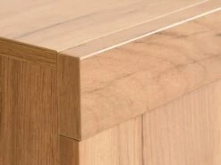 Buffet LINTRUP 2 Portes 3 Tiroirs Chêne -Intérieur Chic 162196