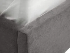 Cadre De Lit HASLEV A/rangement 160x200 Tissu Gris Foncé -Intérieur Chic 162291