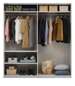 Armoire SALTOV 204x222 Blanc -Intérieur Chic 162313