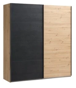 Armoire SALTOV 204x222 Chêne/noir