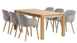 Royal Oak Table HAGE 90x190 Chêne -Intérieur Chic 163688 1