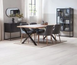 Buffet VIRUM 3 Portes Noir -Intérieur Chic 164014