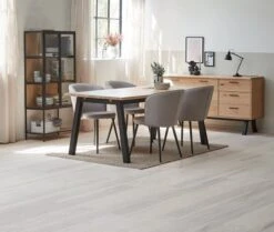 Vitrine TRAPPEDAL Chêne/noir -Intérieur Chic 165013