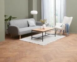 Royal Oak Table Basse TEBSTRUP 60x110 Chêne/noir -Intérieur Chic 165024