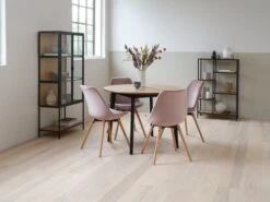 Vitrine TRAPPEDAL Chêne/noir -Intérieur Chic 165114 1