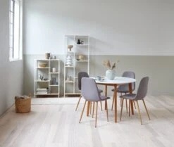 Étagère TRAPPEDAL 7 Tablettes Chêne/b. -Intérieur Chic 165115