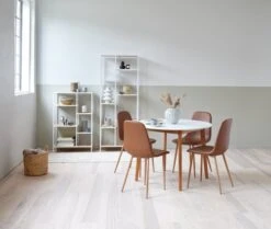 Étagère TRAPPEDAL 7 Tablettes Chêne/b. -Intérieur Chic 165117