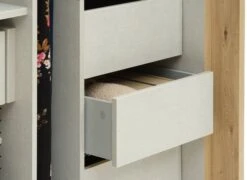 Armoire SALTOV 150 Cadre+lot Accessoires Chêne -Intérieur Chic 165231