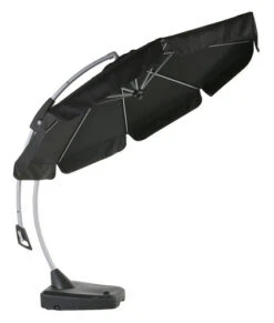 Parasol Déporté HAUGESUND Ø300 Noir -Intérieur Chic 16529