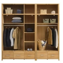 Royal Oak Armoire HUGGET 139x190 Chêne -Intérieur Chic 165346 1