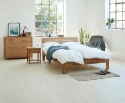 Royal Oak Cadre De Lit OLSKER 140x200 Chêne -Intérieur Chic 165535 3