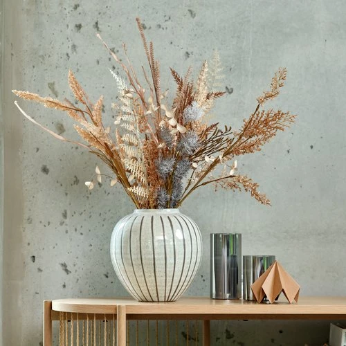 Vase SOFUS Ø21xH21cm Gris/brun 6 Vase SOFUS Ø21xH21cm Gris/brun – Image 6