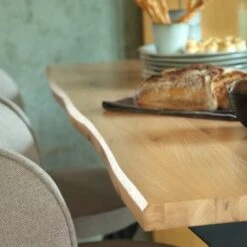 Royal Oak Table SANDBY 100x210 Chêne Naturel/noir -Intérieur Chic 166662