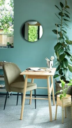 Miroir MARSTAL Ø50 Noir -Intérieur Chic 166735 1