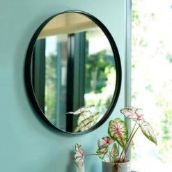 Miroir MARSTAL Ø50 Noir -Intérieur Chic 166744
