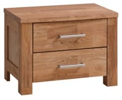 Royal Oak Table De Nuit OLLERUP 2 Tiroirs Chêne