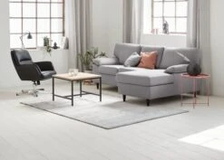 Meuble TV TRAPPEDAL Chêne/noir -Intérieur Chic 169684 1