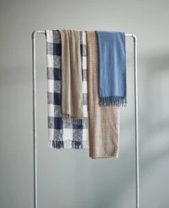 Plaid DUNHAVRE 130x170 Bleu -Intérieur Chic 169797