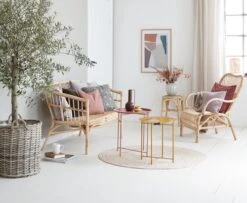 Tabouret JUNGHOLM Naturel -Intérieur Chic 173629