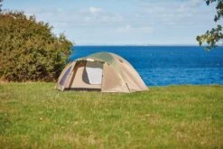 Tente SVARTSKOG 4 Personnes Beige/vert -Intérieur Chic 176108