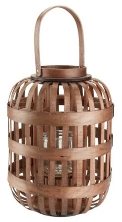 Lanterne GUNNAR Ø28xH38cm Bois