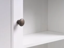 Armoire Murale MALLING 1 Porte Verre Blanc -Intérieur Chic 176549