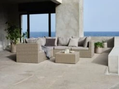 Module Lounge RAVNDRUP Table 70xL70 Naturel -Intérieur Chic 178769