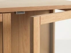 Royal Oak Vitrine LANGELINIE 2 Portes Chêne -Intérieur Chic 179307