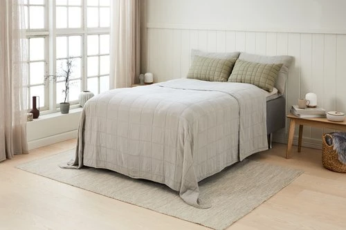 Couvre-lit VALMUE 240x260 Beige 3 Couvre-lit VALMUE 240x260 Beige – Image 3