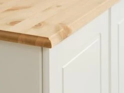 Armoire ROLD 82x153 Blanc/brun -Intérieur Chic 181773