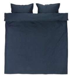 Parure De Lit Satin NIRA 240x220 Bleu Foncé