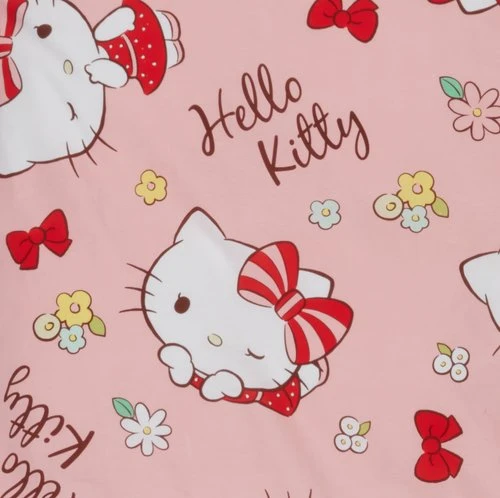 Parure De Lit HELLO KITTY 140x200 Rose 2 Parure De Lit HELLO KITTY 140x200 Rose – Image 2