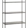 Étagère HORBELEV 5 Tablettes Larges Noir