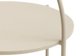 Bout De Canapé HALBY Ø37 Sable -Intérieur Chic 185393