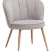 Fauteuil HOLMDRUP Gris/chêne