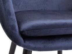 Fauteuil UDSBJERG Velours Bleu -Intérieur Chic 185437